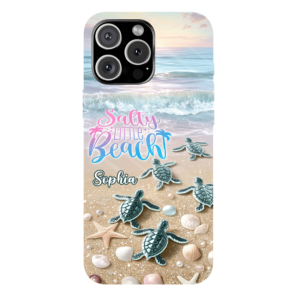 Salty Lil Beach - Coque de téléphone personnalisée pour amoureux de la mer avec impression intégrale