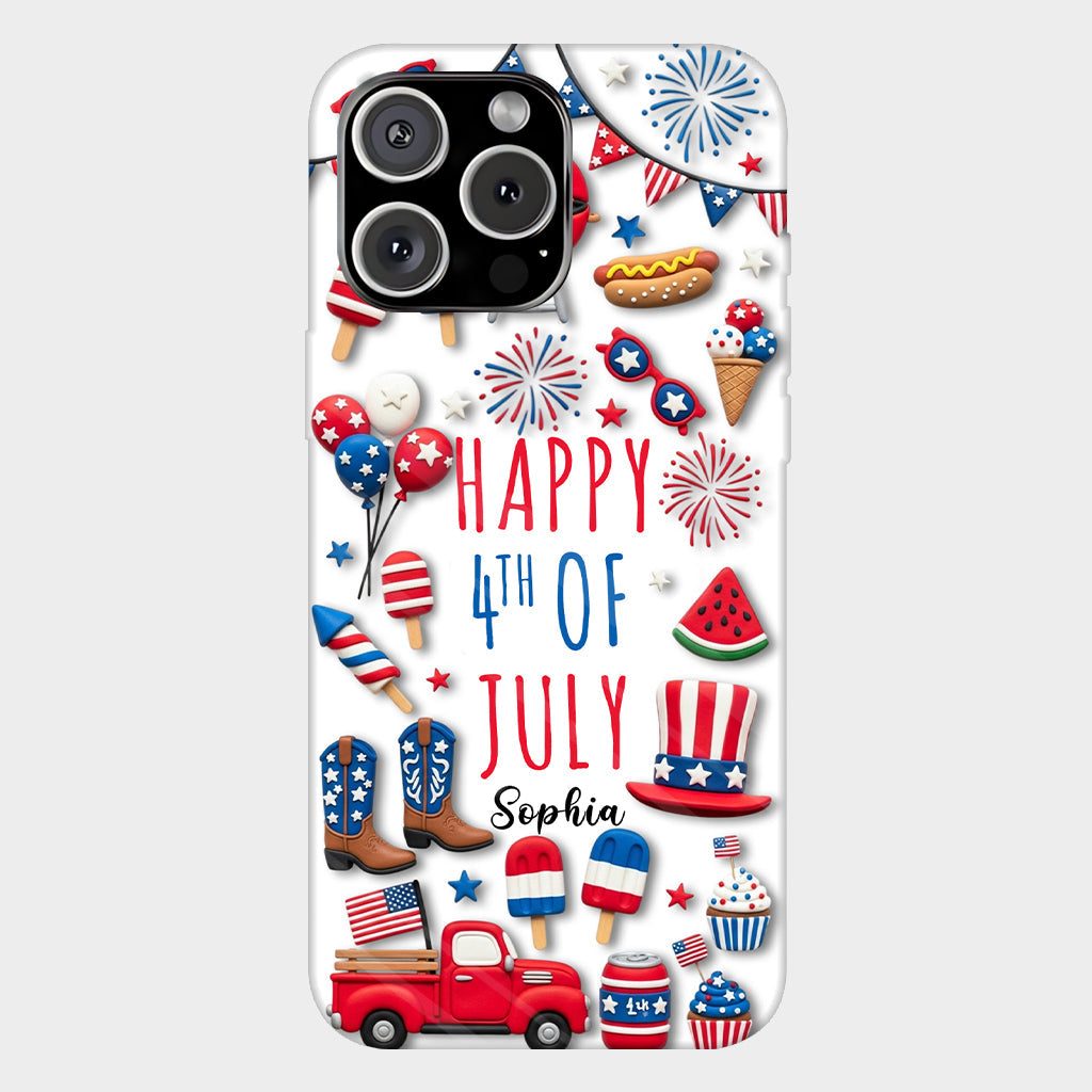 Happy 4th Of July - Personalized Independence Day/ 4th of July Full Print Phone Case