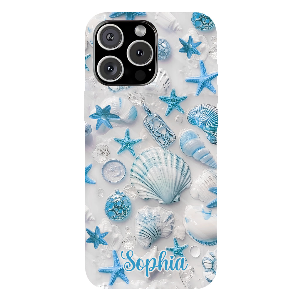 Beach Lovin' Girl - Personalized Sea Lover Full Print Phone Case