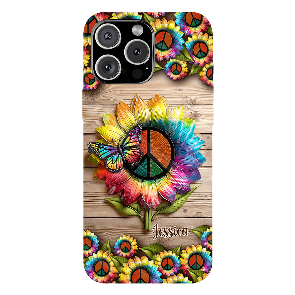 Coque de téléphone personnalisée Hippie Soul - Motif hippie intégral