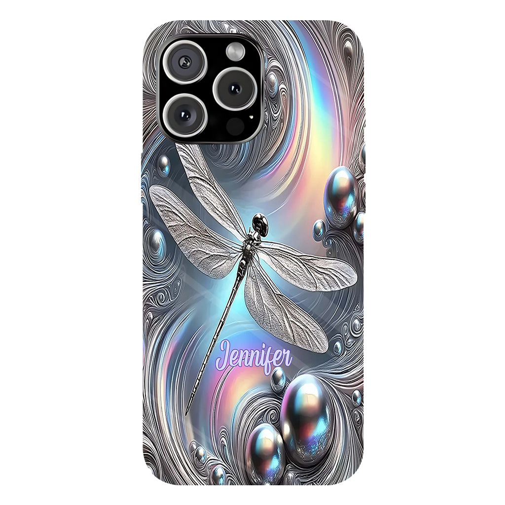 Magnifique libellule - Coque de téléphone personnalisée avec motif libellule intégral