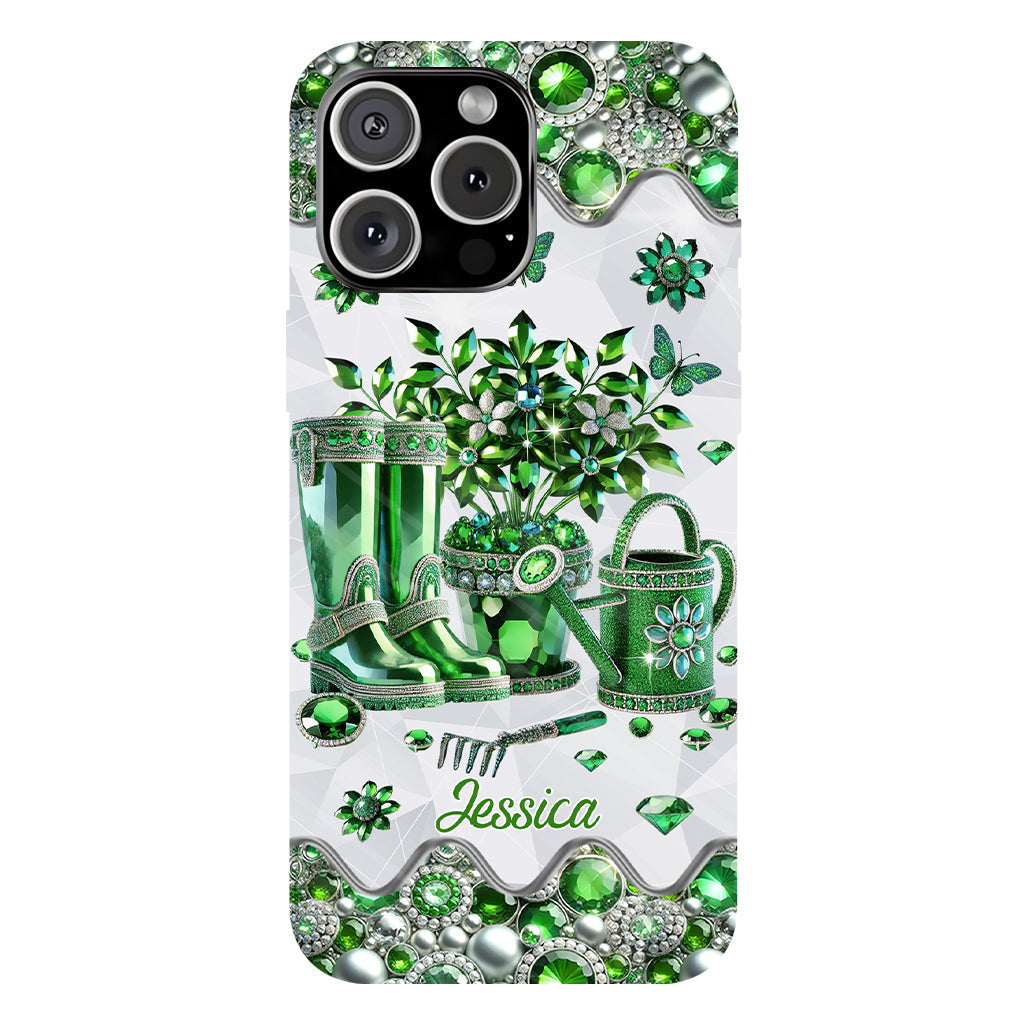 Just A Girl Who Loves Gardening - Personalized Gardening Full Print Phone Case
