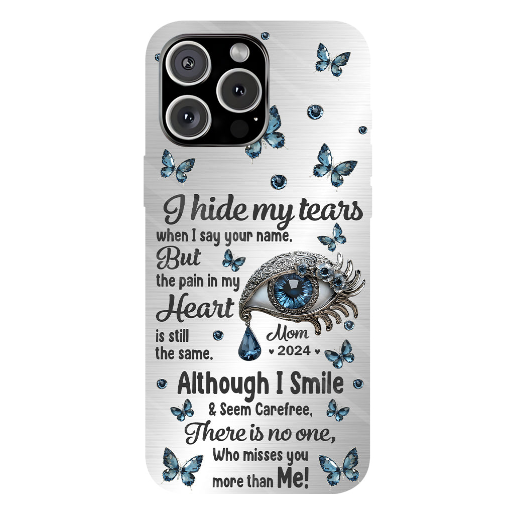 Mes larmes - Coque de téléphone personnalisée en hommage à mes larmes