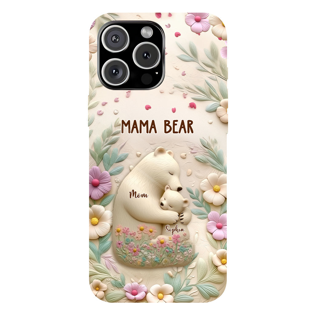 Mama Bear - Personalized Mother Full Print Phone Case