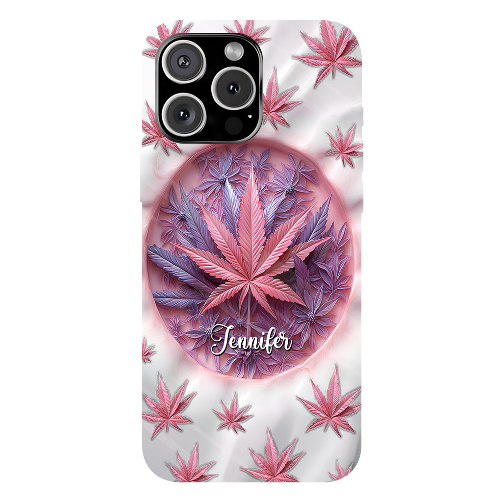 High Life - Personalized Weed Full Print Phone Case