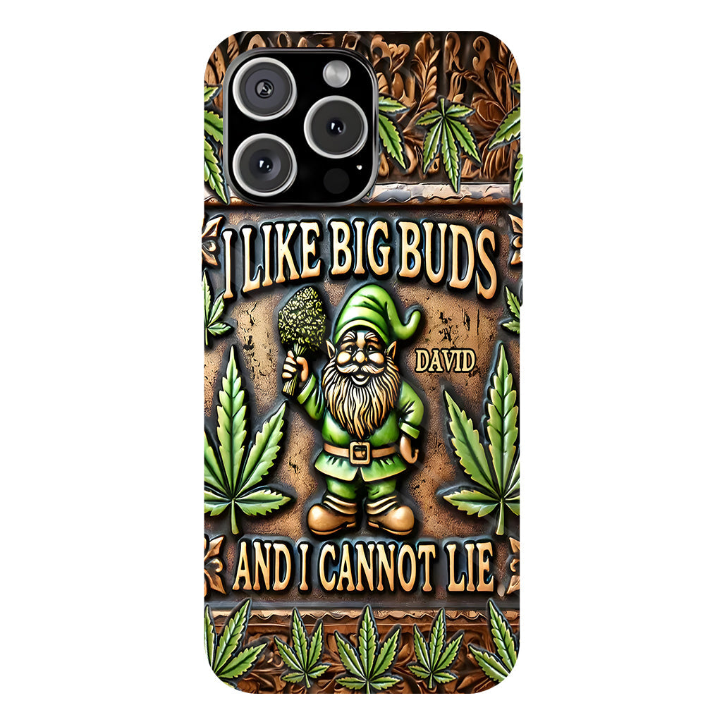 J'aime les grosses têtes - Coque de téléphone personnalisée avec impression intégrale sur le thème du cannabis