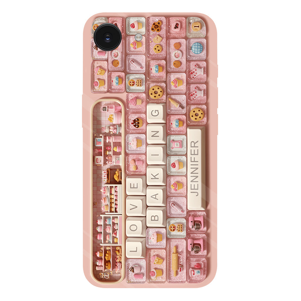 Coque de téléphone personnalisée « Passion Pâtisserie » avec motif intégral