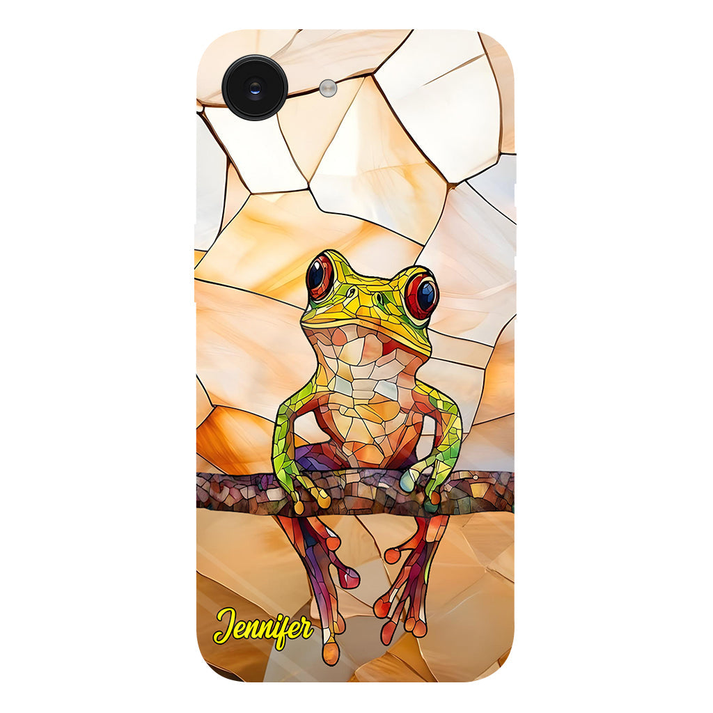 Coque de téléphone personnalisée avec motif grenouille - Cadeau idéal pour les amoureux des grenouilles