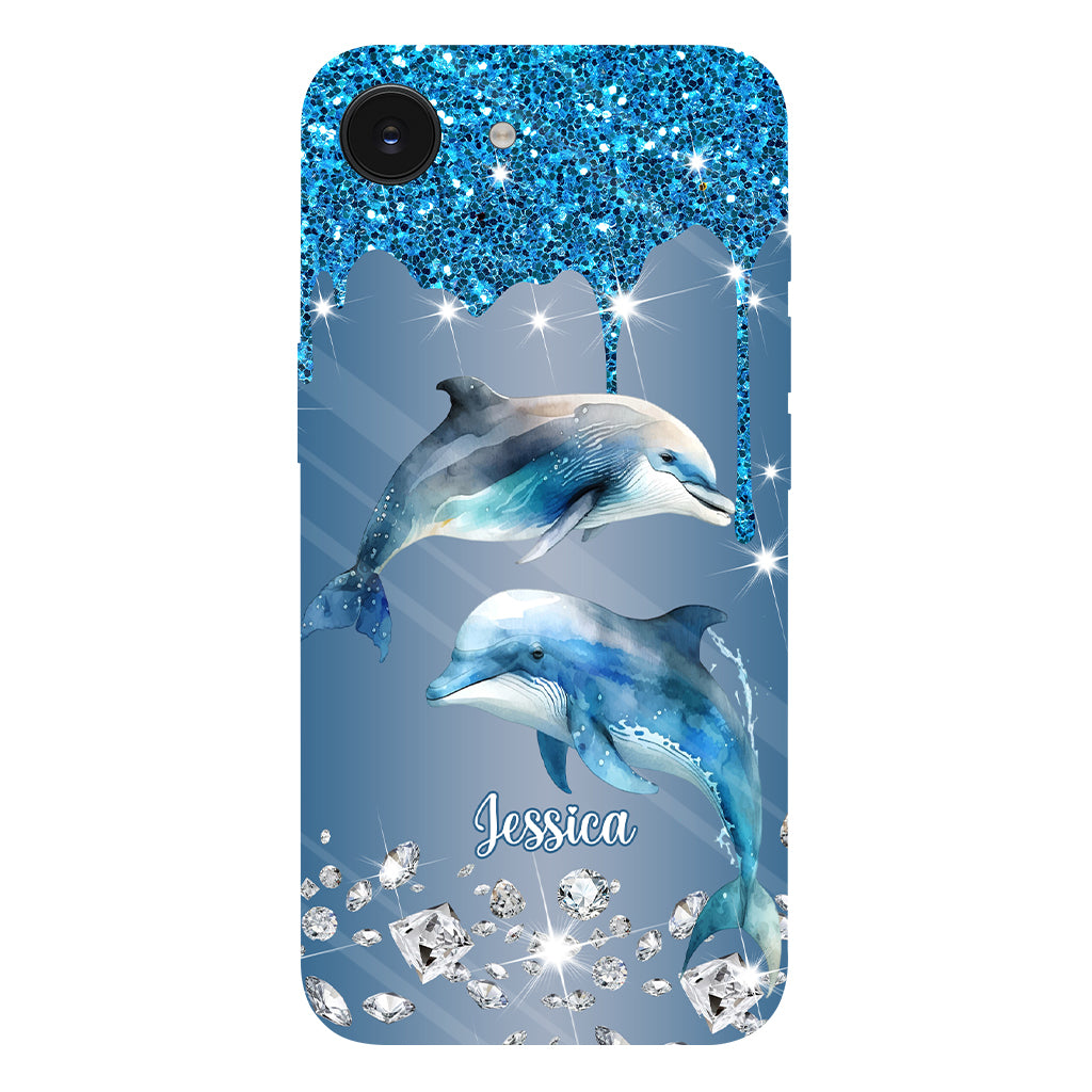 Beautiful Dolphins - Personalized Dolphin Full Print Phone Case