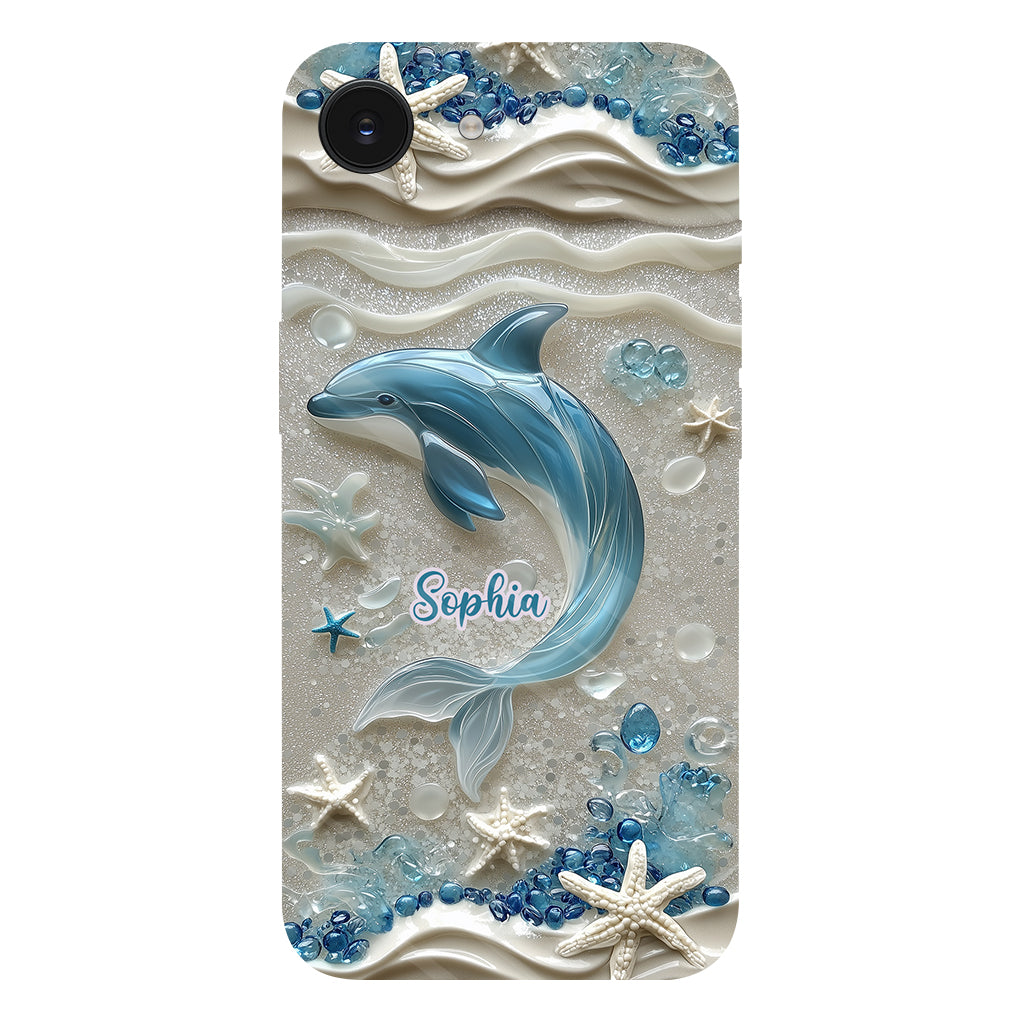 Love Dophins - Personalized Dolphin Full Print Phone Case