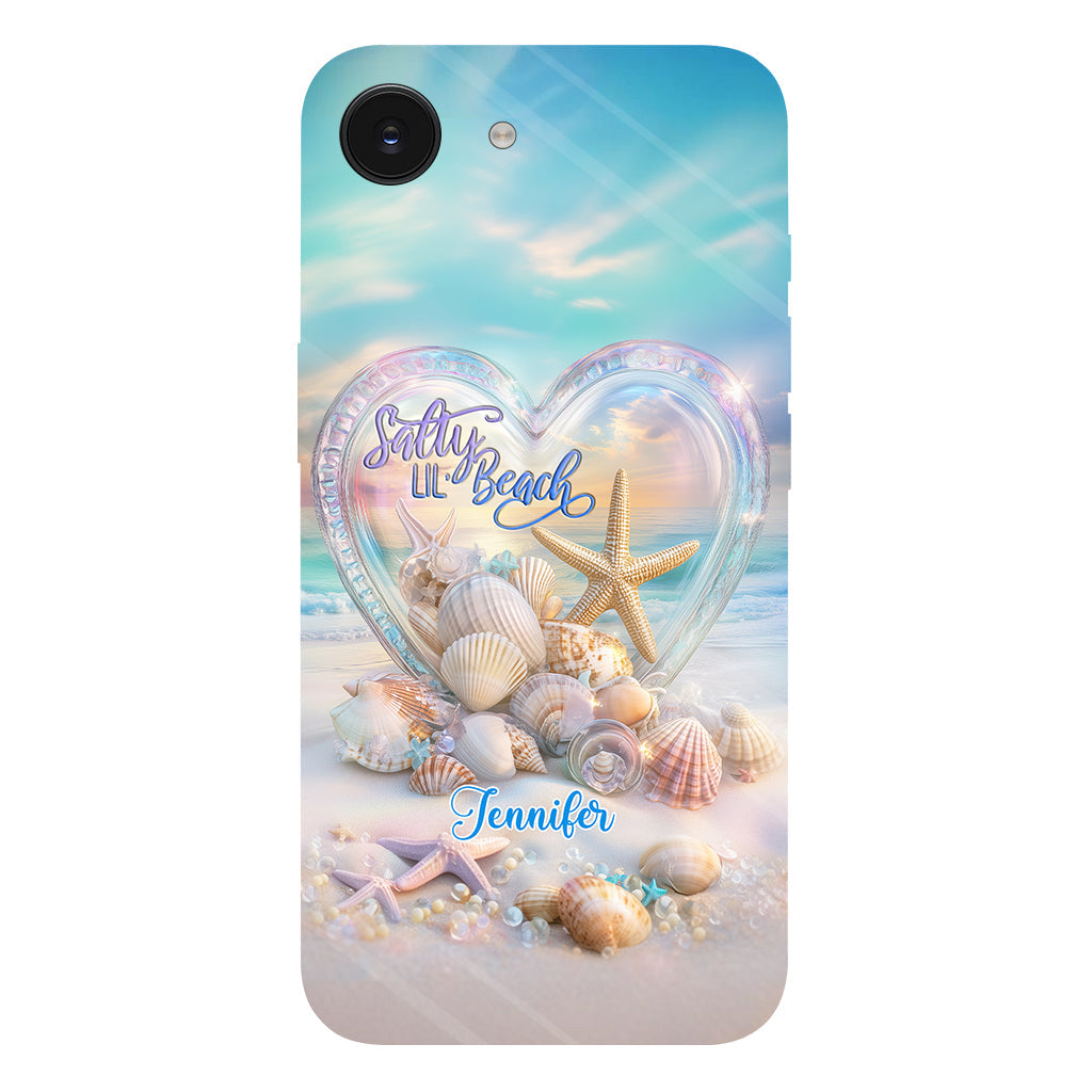 Salty Lil Beach - Coque de téléphone personnalisée pour amoureux de la mer avec impression intégrale