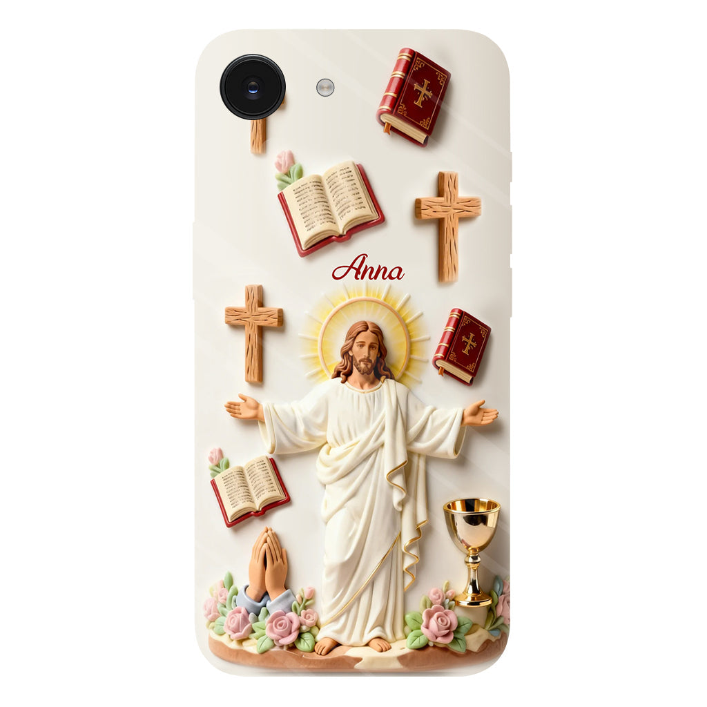 Faith Over Fear - Personalized Christian Full Print Phone Case