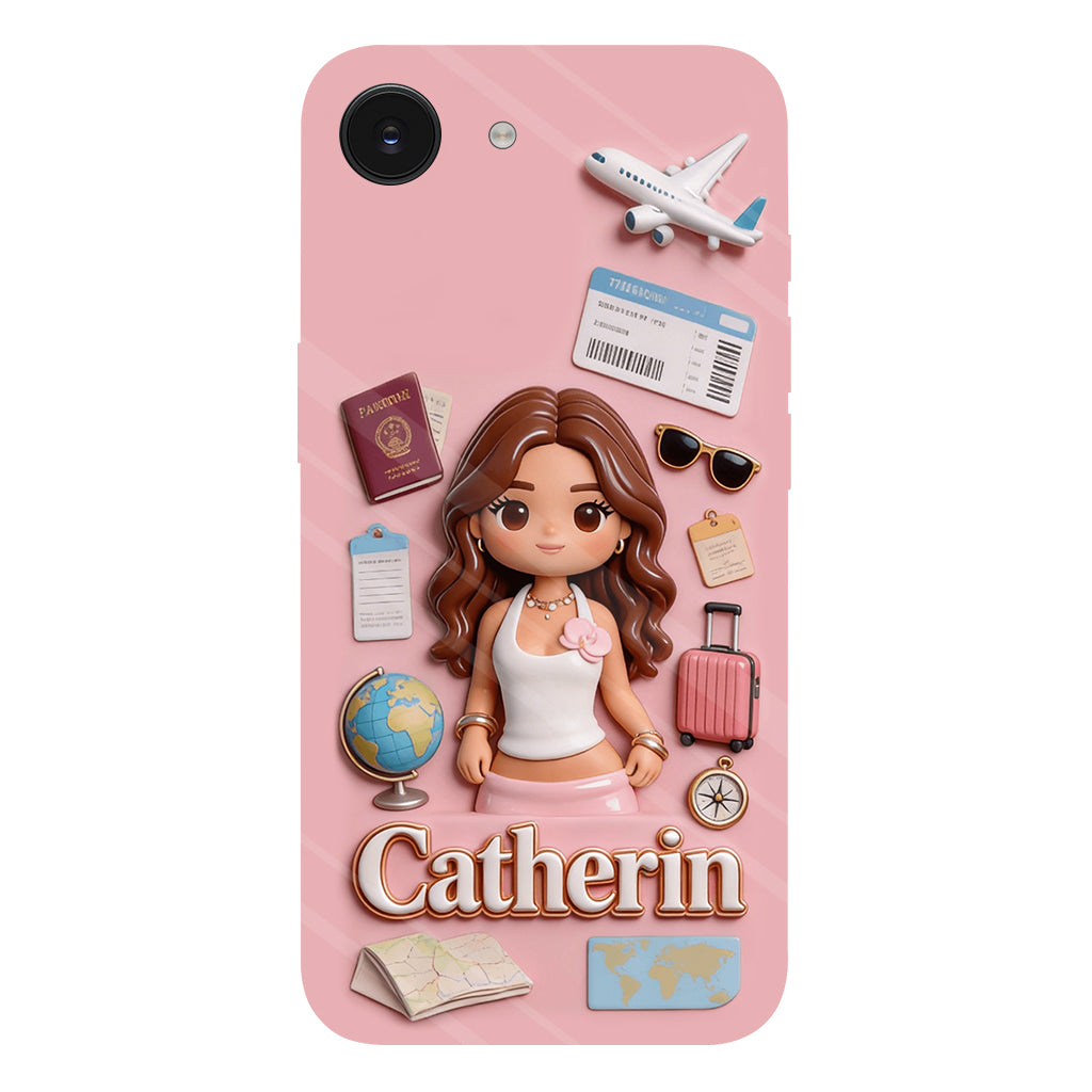 Traveling Lover - Personalized Travelling Full Print Phone Case