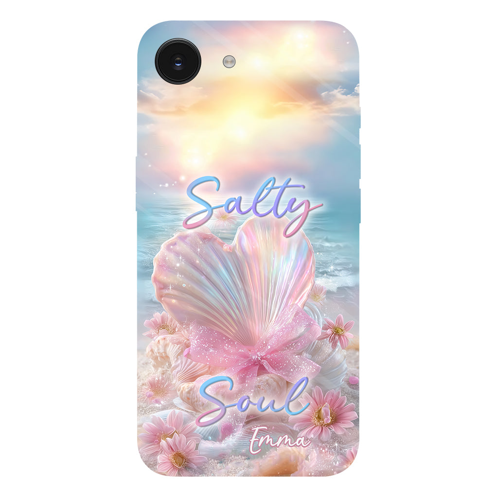 Salty Soul - Coque de téléphone personnalisée pour amoureux de la mer avec impression intégrale