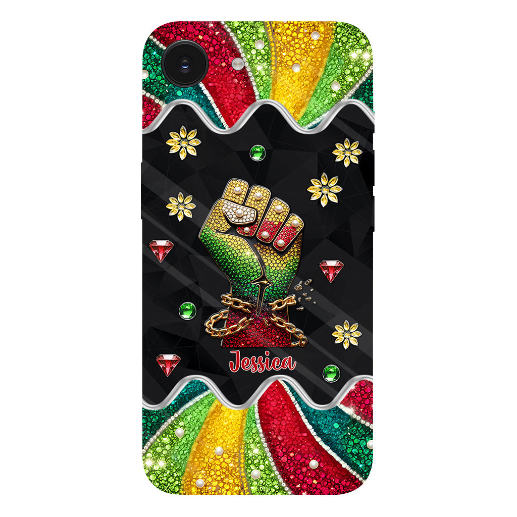 Ils ne nous aiment pas - Coque de téléphone et support de téléphone personnalisés Juneteenth avec impression intégrale