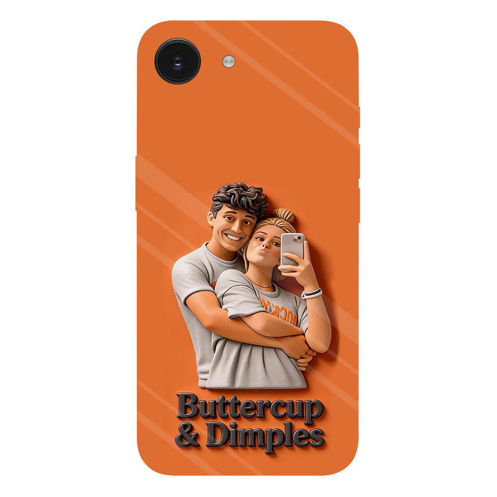 Coque de téléphone personnalisée avec photo pour couple - Cadeau idéal pour la Saint-Valentin
