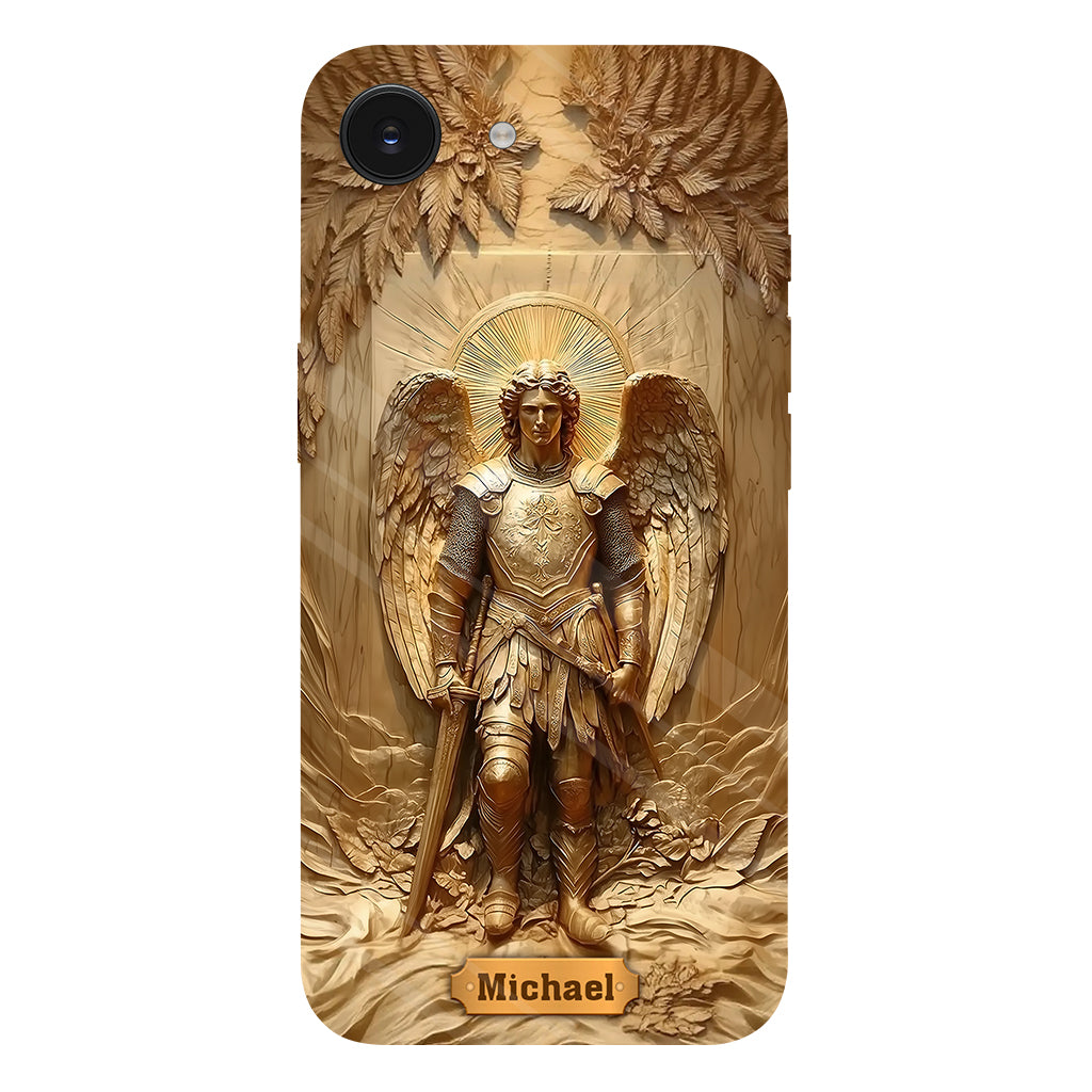 Archangel Michael - Personalized Christian Full Print Phone Case