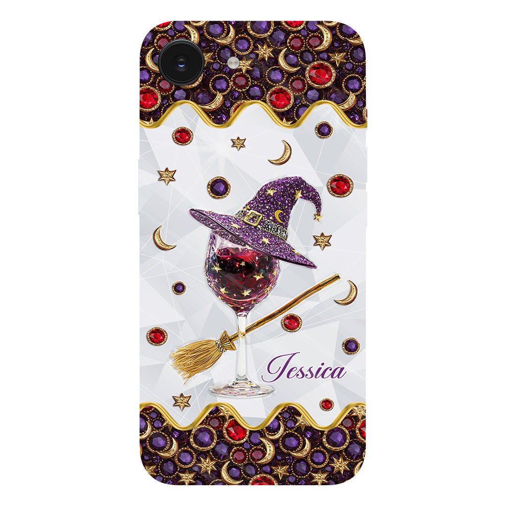 Wine Witch - Personalized Witch Full Print Phone Case