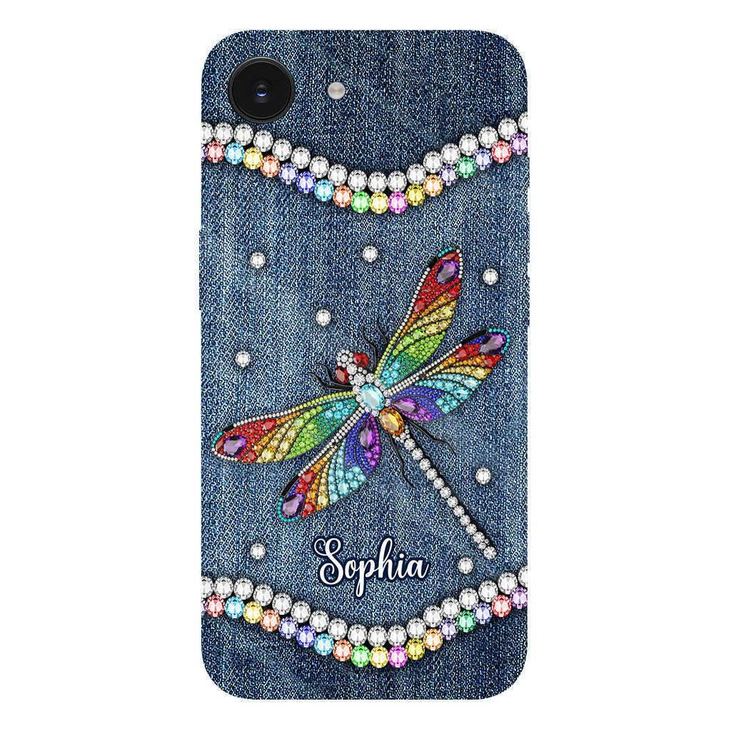 Magnifique libellule - Coque de téléphone personnalisée avec motif libellule intégral