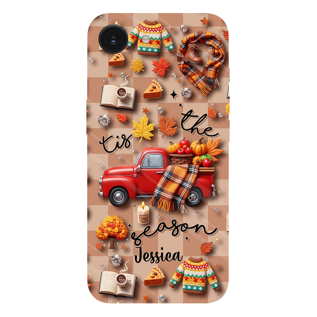 C'est la saison ! - Coque de téléphone personnalisée avec imprimé intégral automnal