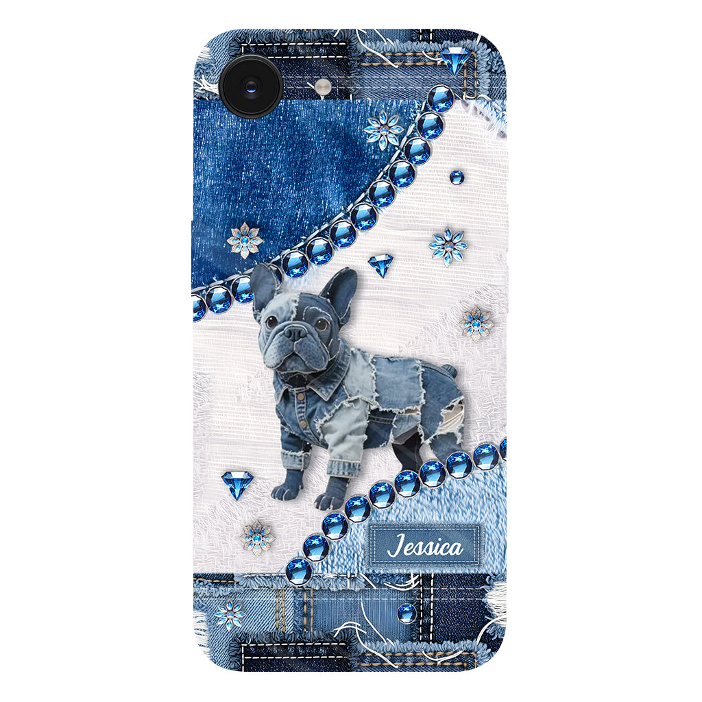 Cute Bulldog - Personalized Dog Full Print Phone Case
