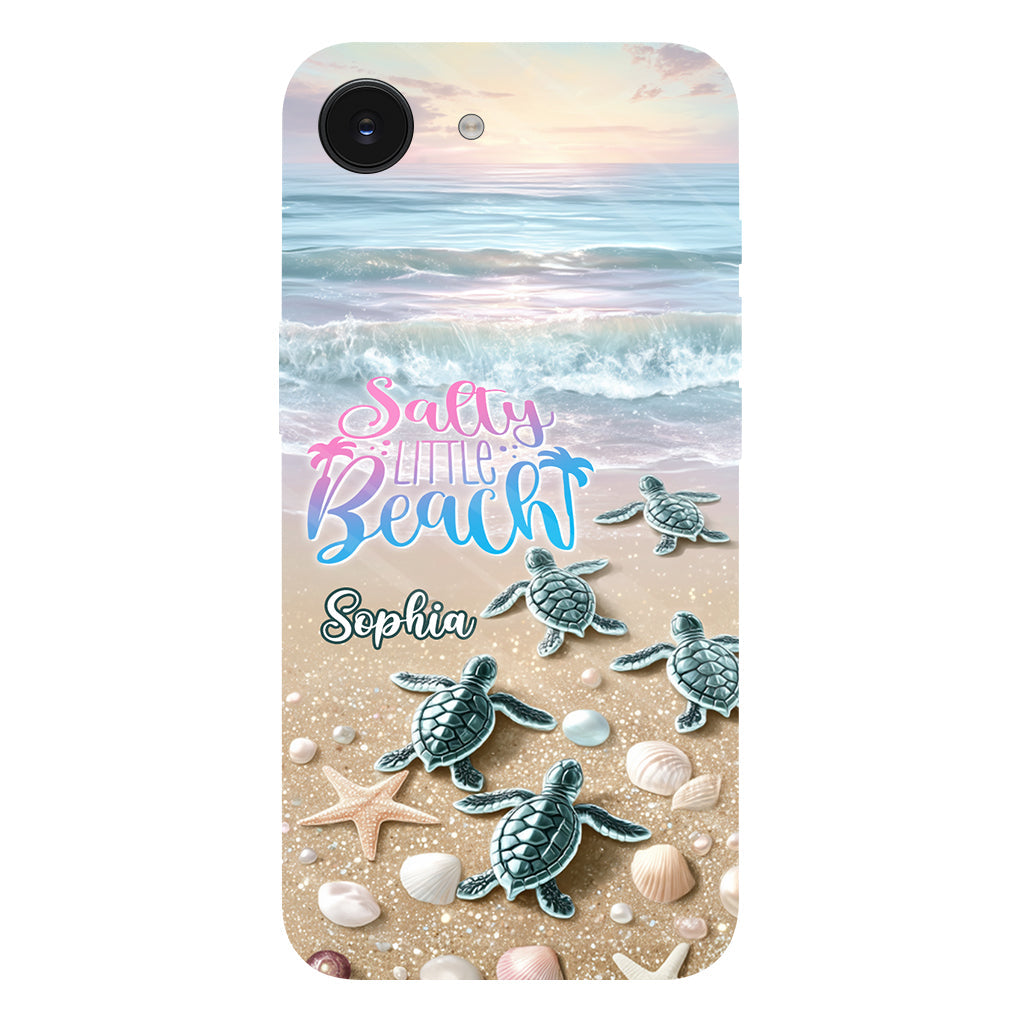 Salty Lil Beach - Coque de téléphone personnalisée pour amoureux de la mer avec impression intégrale