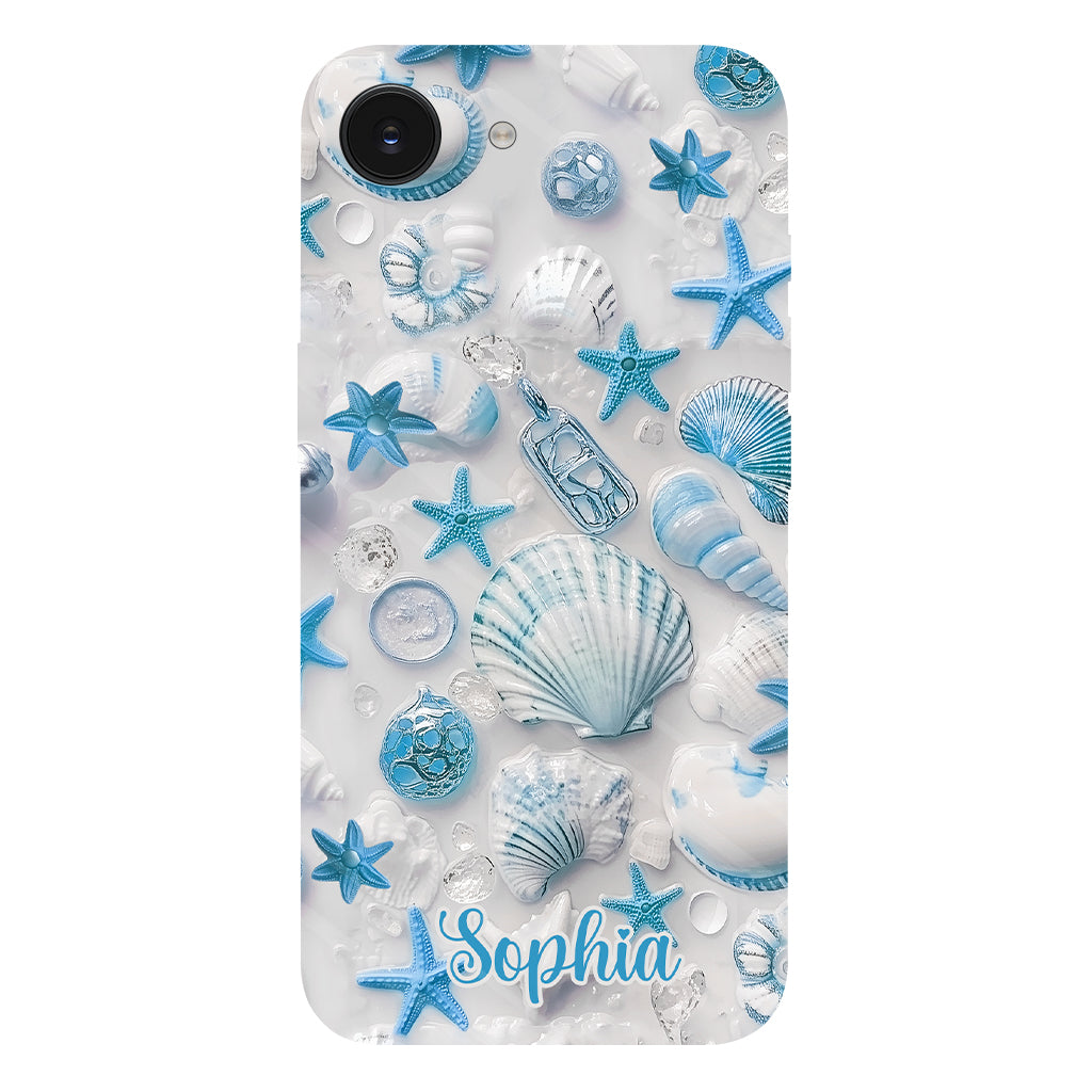 Beach Lovin' Girl - Personalized Sea Lover Full Print Phone Case