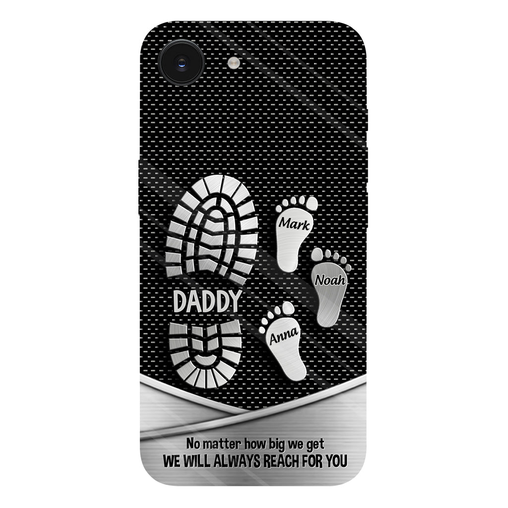 Your Footsteps Led Our Way - Personalized Father Full Print Phone Case