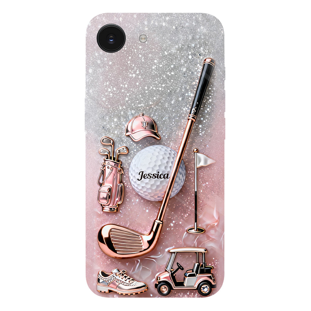 Passionné de golf ? Coque de téléphone personnalisée avec imprimé golf intégral