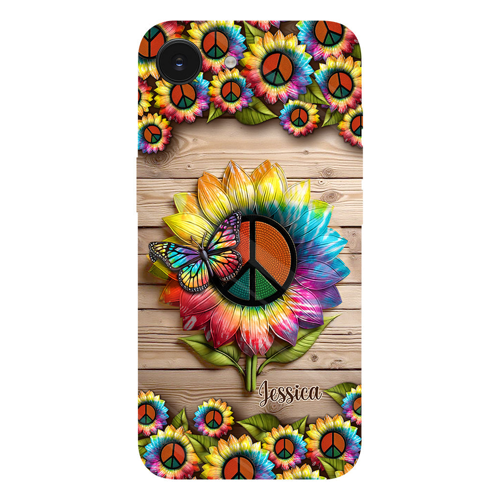 Coque de téléphone personnalisée Hippie Soul - Motif hippie intégral