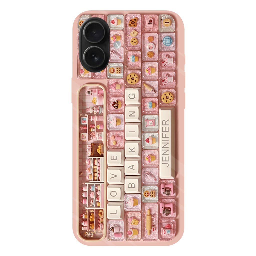 Coque de téléphone personnalisée « Passion Pâtisserie » avec motif intégral