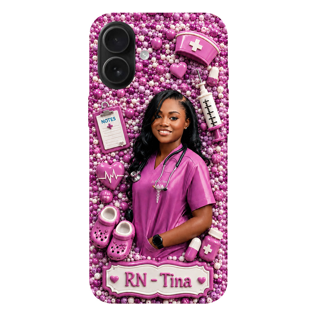 Love Being A Nurse - Personalized Nurse Full Print Phone Case