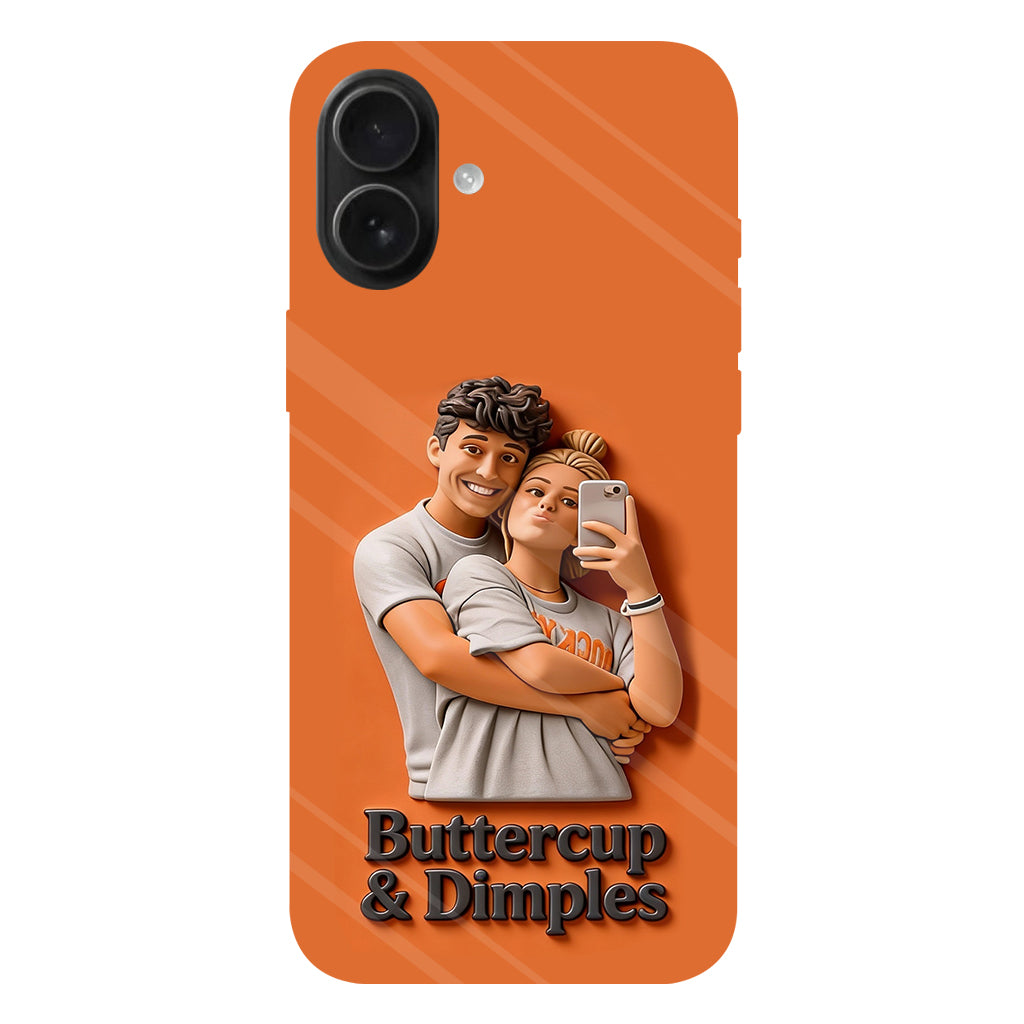 Coque de téléphone personnalisée avec photo pour couple - Cadeau idéal pour la Saint-Valentin