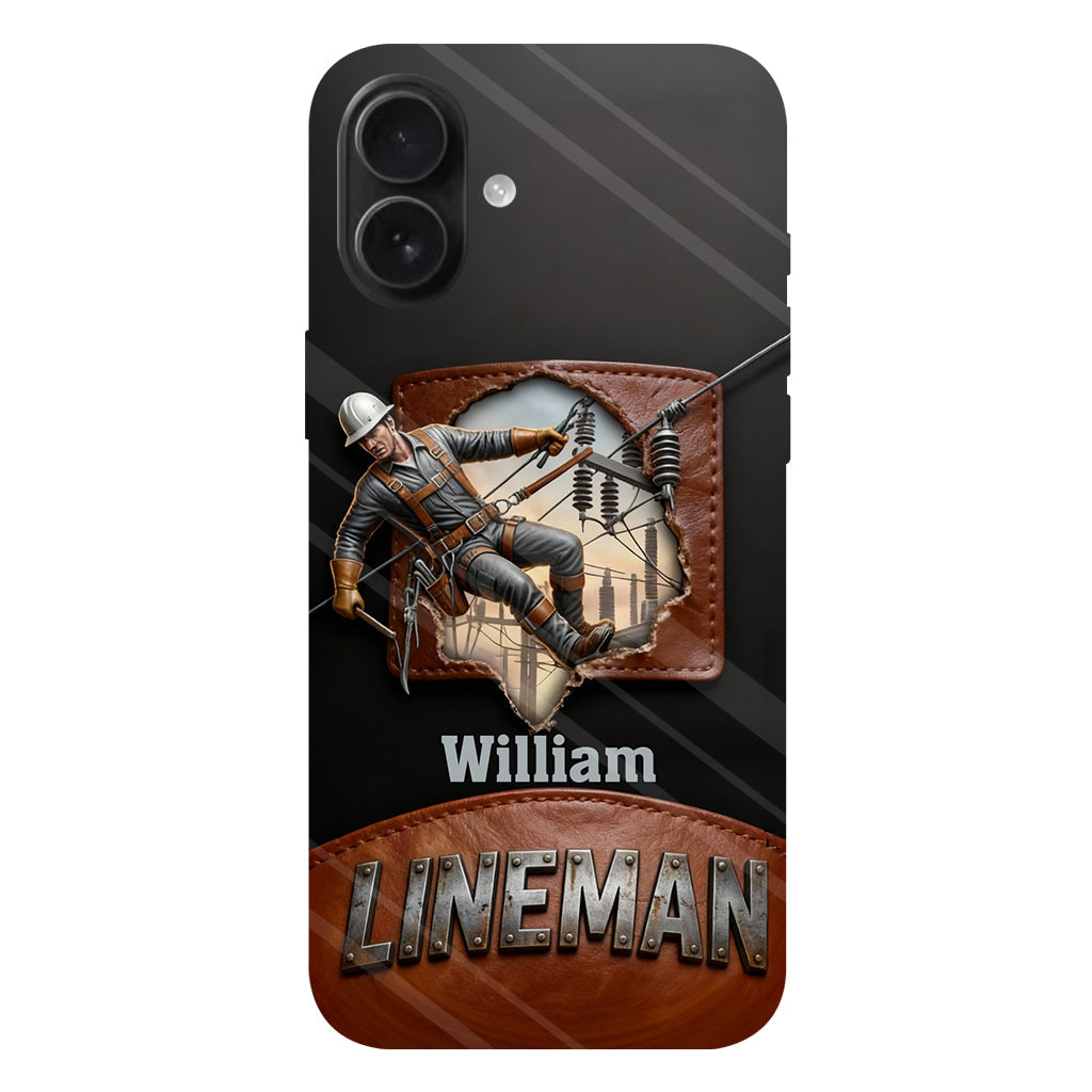 Cool Lineman - Personalized Lineman Full Print Phone Case