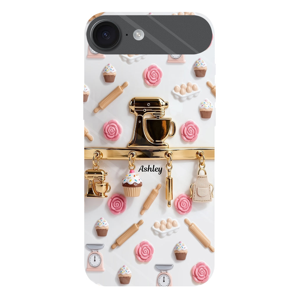 Coque de téléphone personnalisée avec motif pâtisserie - Charms de pâtisserie