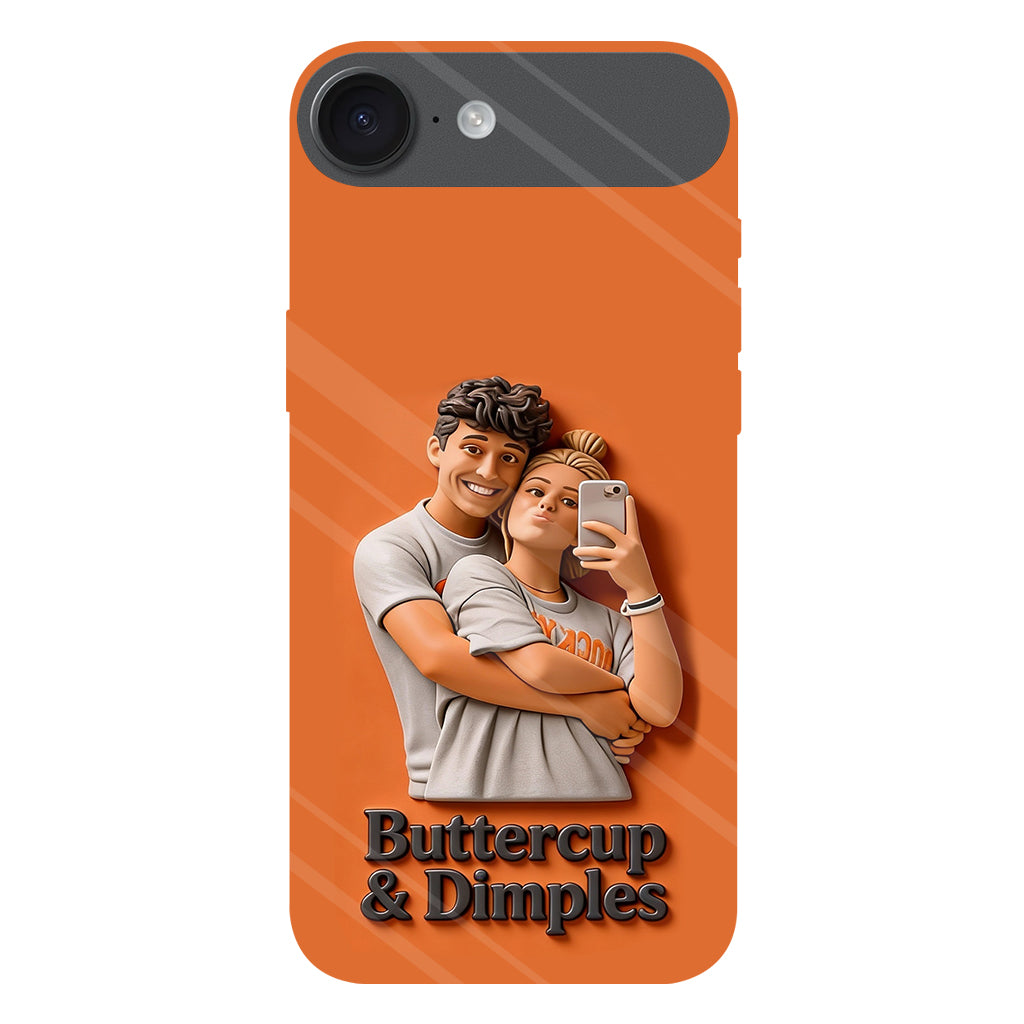 Coque de téléphone personnalisée avec photo pour couple - Cadeau idéal pour la Saint-Valentin