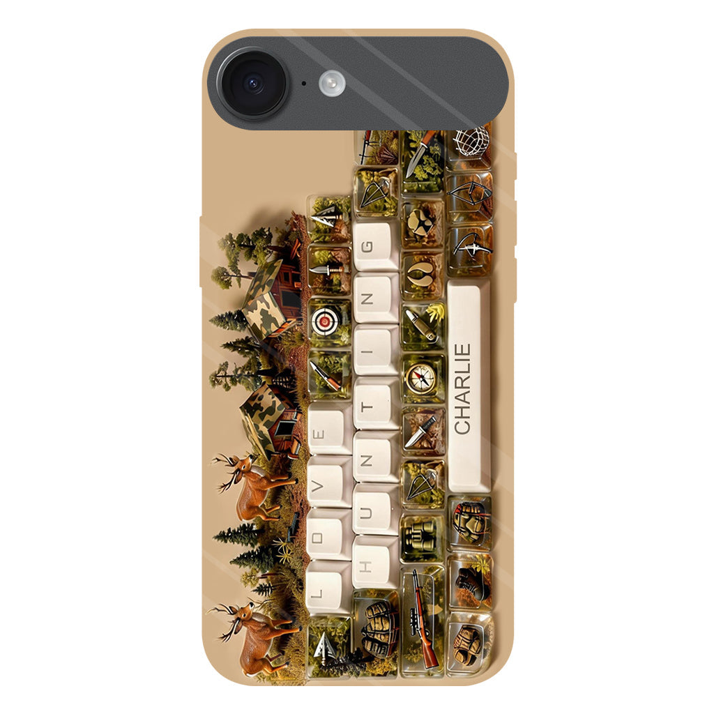 Cadeau Chasse - Coque de téléphone personnalisée avec motif chasse intégral