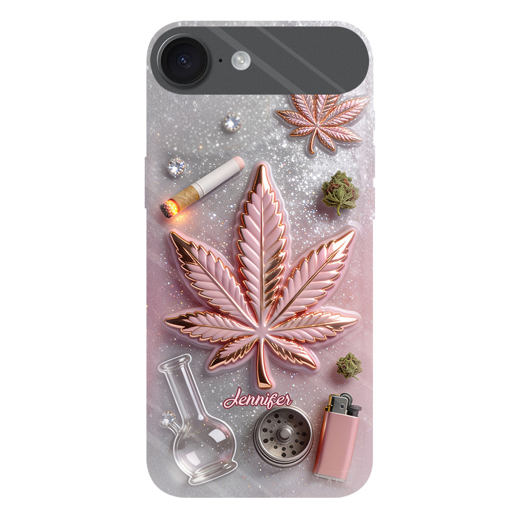 Coque de téléphone Magic Leaf - Motif cannabis personnalisé
