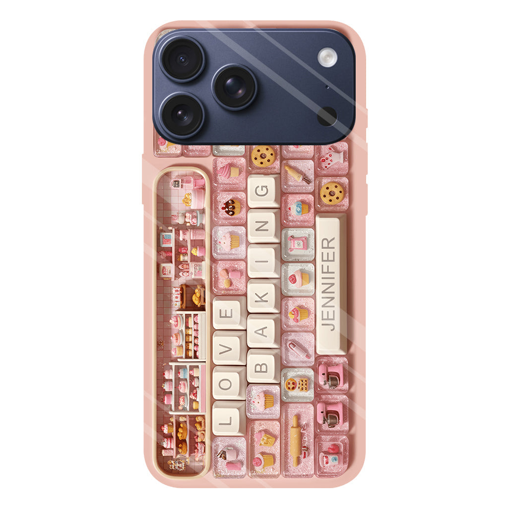 Coque de téléphone personnalisée « Passion Pâtisserie » avec motif intégral