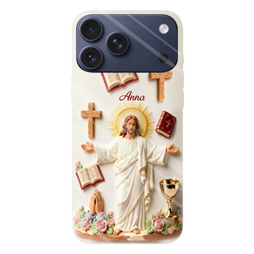 Faith Over Fear - Personalized Christian Full Print Phone Case