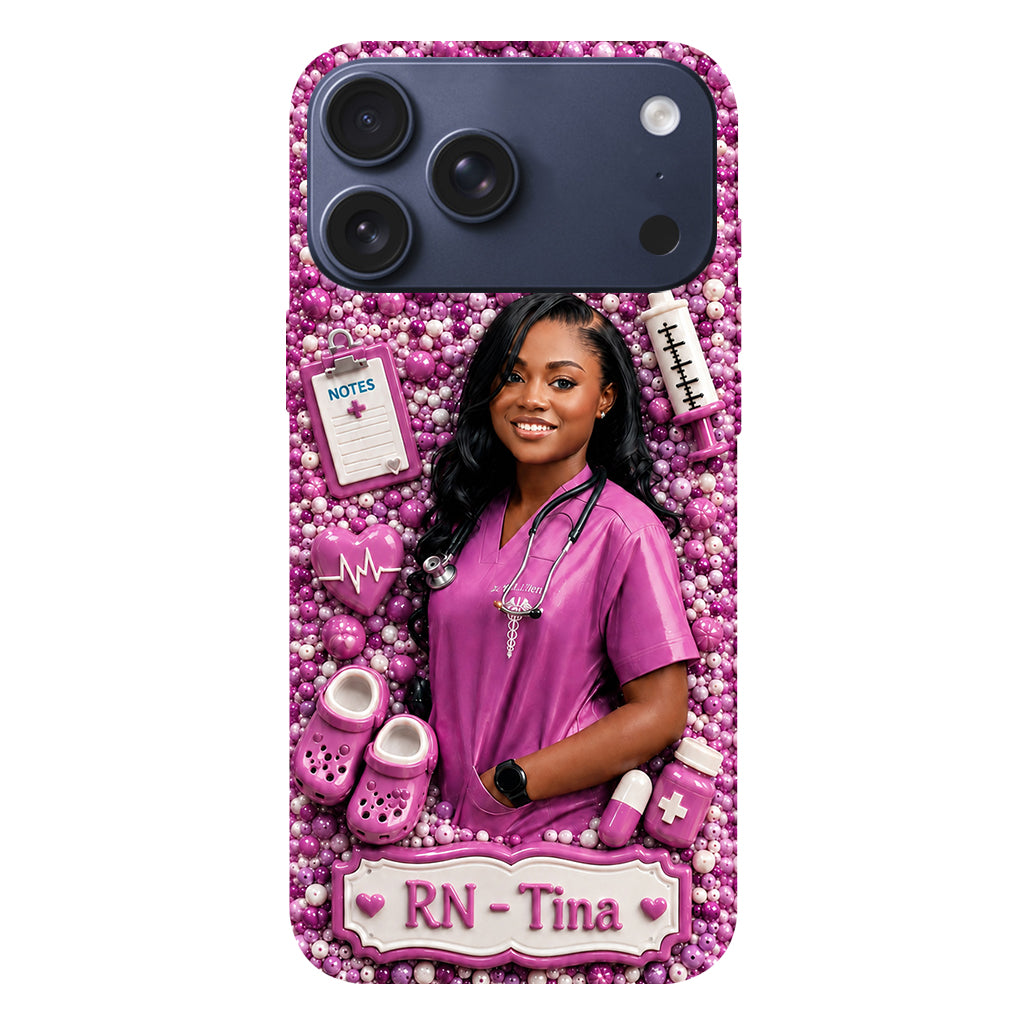 Love Being A Nurse - Personalized Nurse Full Print Phone Case