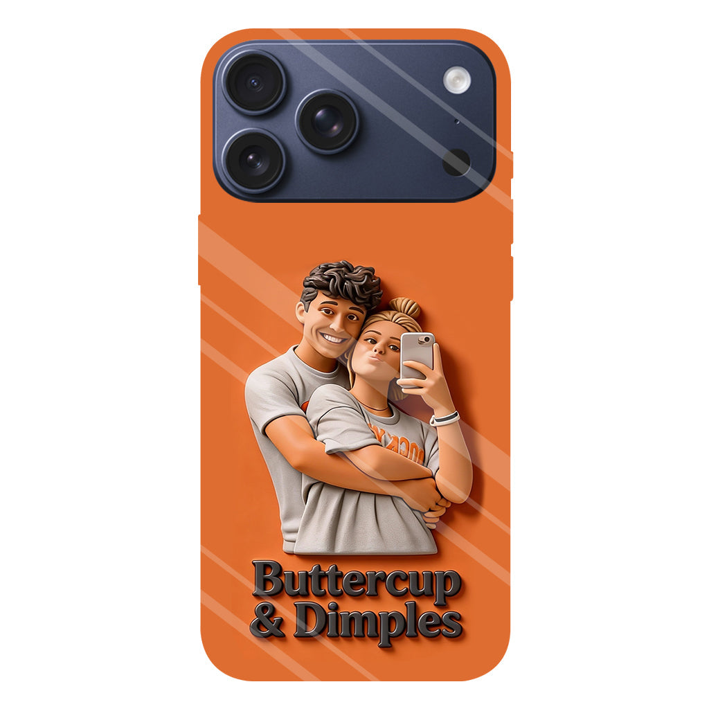 Coque de téléphone personnalisée avec photo pour couple - Cadeau idéal pour la Saint-Valentin
