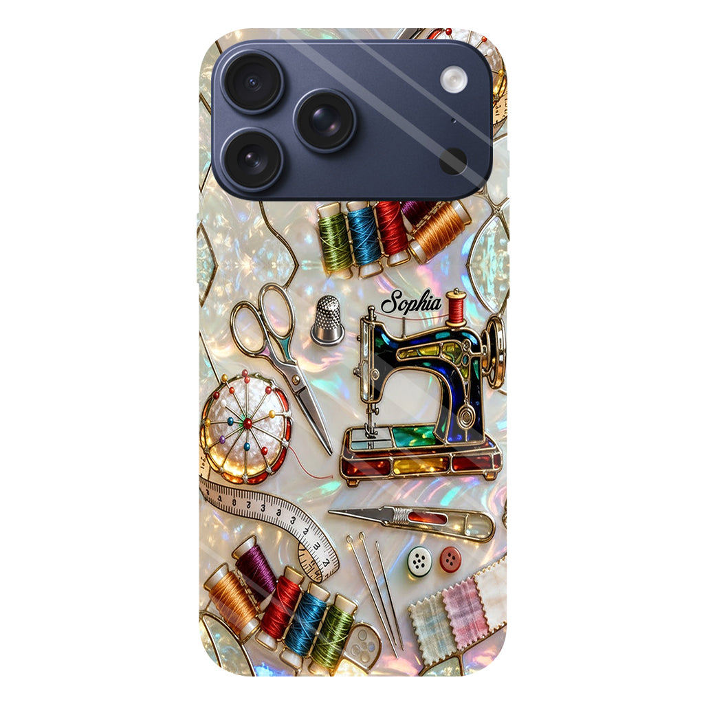 Coque de téléphone personnalisée « Couture » ​​avec imprimé intégral