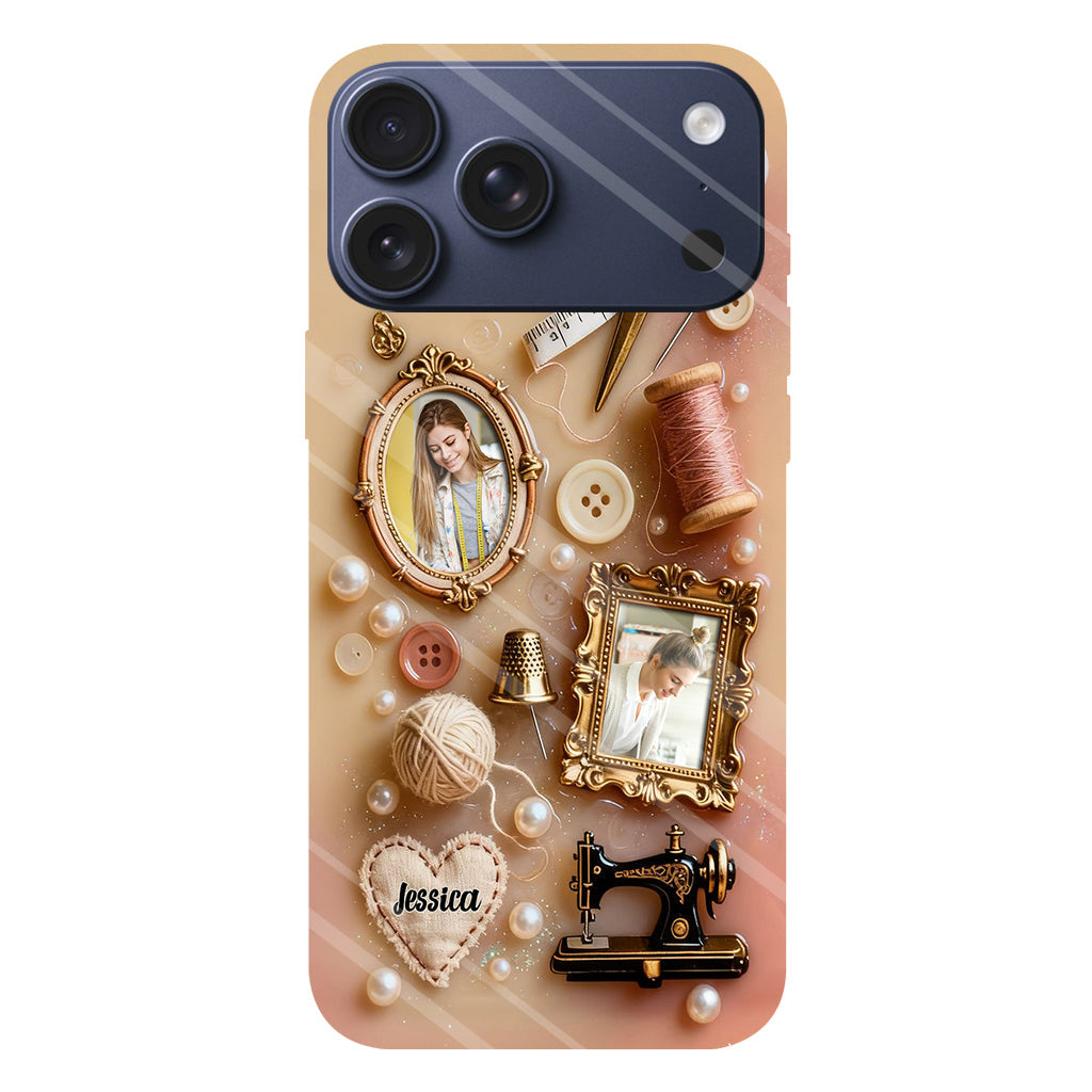 Coque de téléphone personnalisée « Couture » ​​avec imprimé intégral