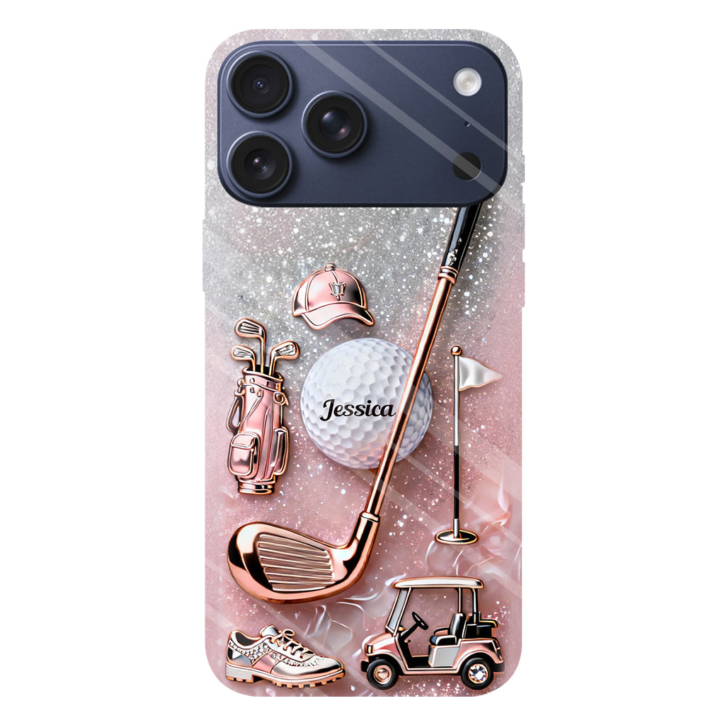 Passionné de golf ? Coque de téléphone personnalisée avec imprimé golf intégral