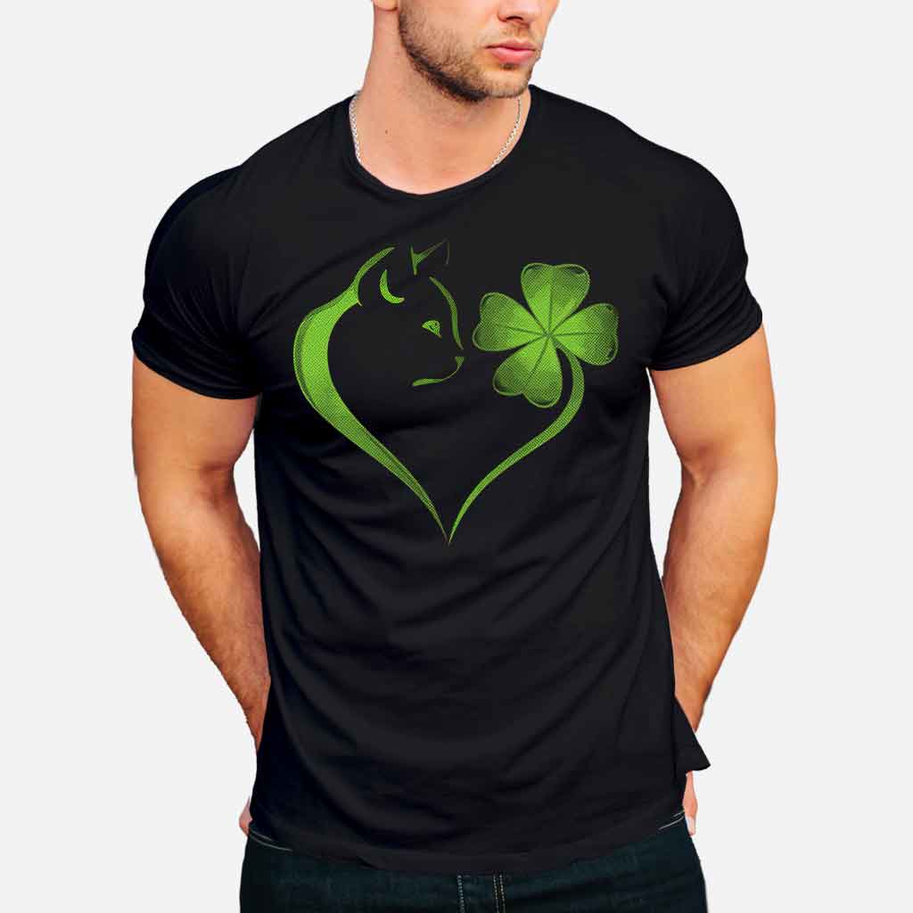 T-shirt et sweat à capuche Cat Heart Irish 0119
