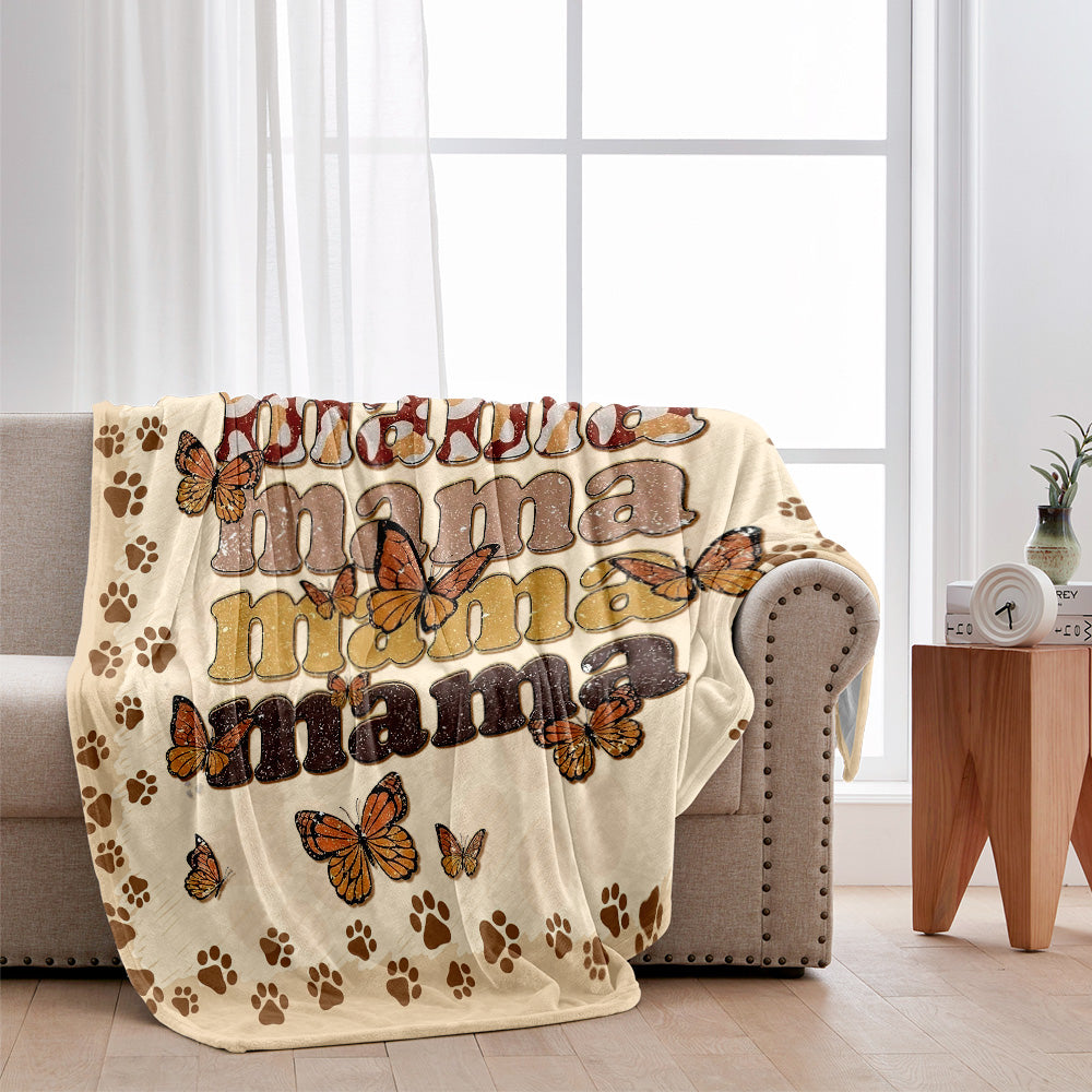 Meilleure maman du monde - Couverture personnalisée pour chien pour la fête des mères