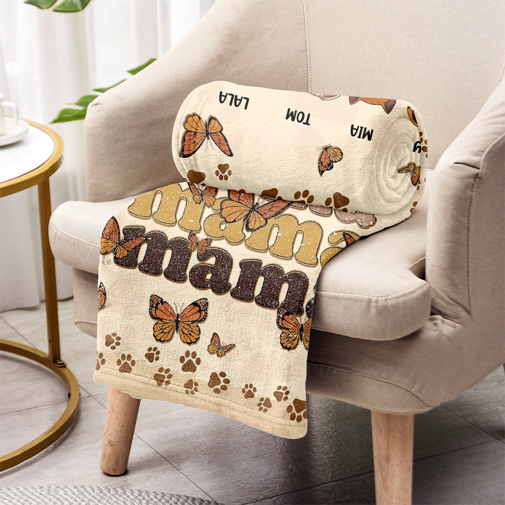 Meilleure maman du monde - Couverture personnalisée pour chien pour la fête des mères