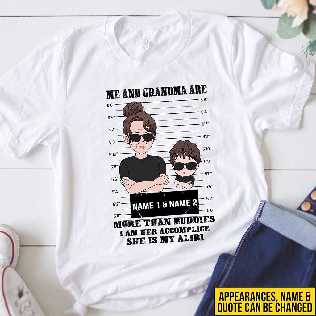 Complice et alibi - T-shirt et sweat à capuche personnalisés pour la fête des mères et pour grand-mère