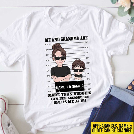 Complice et alibi - T-shirt et sweat à capuche personnalisés pour la fête des mères et pour grand-mère